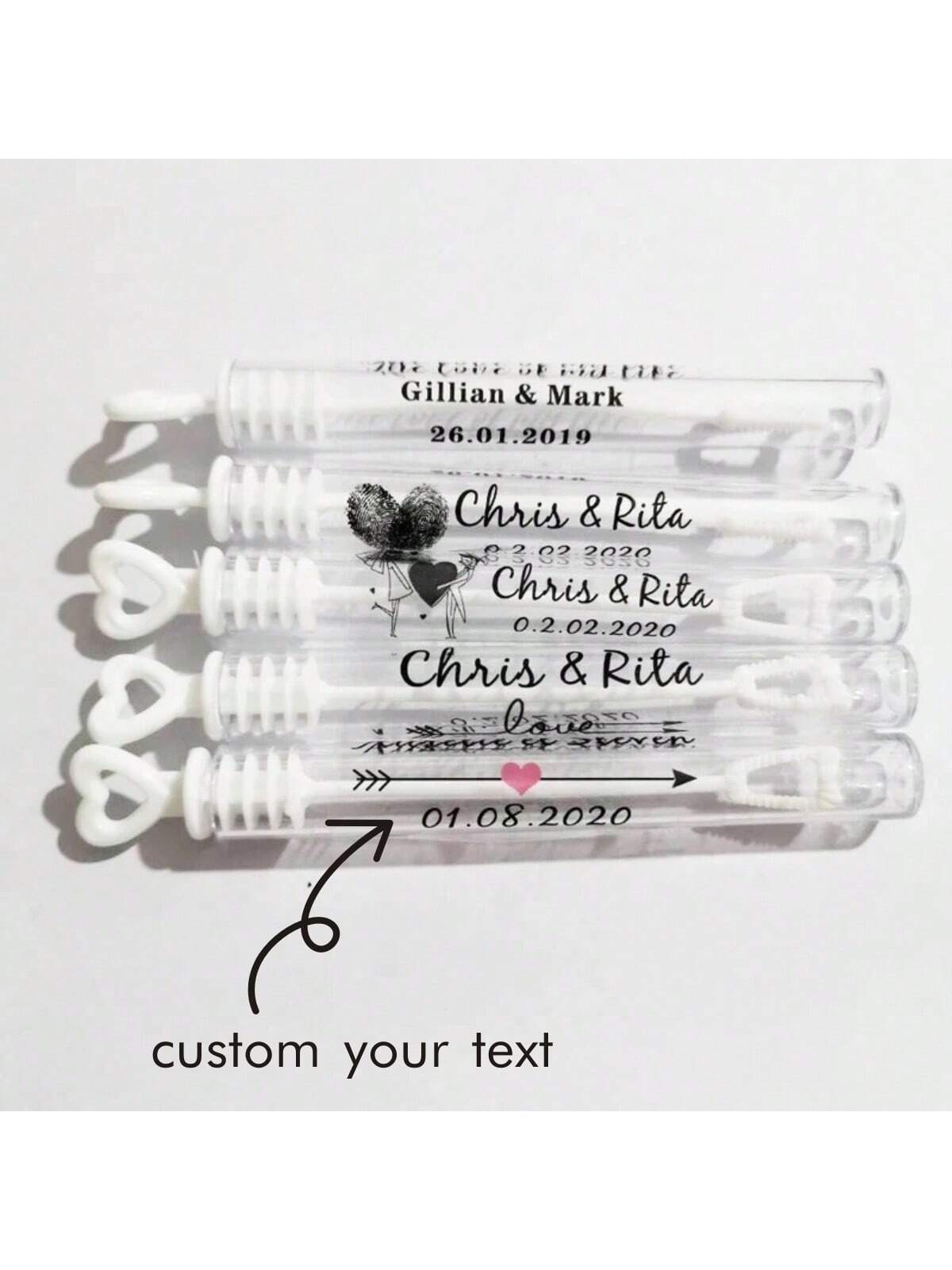 Candle Warning Label - 100 Wedding Bubble Tags Bubble Stick