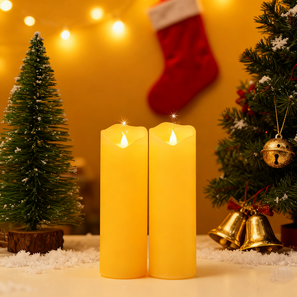 Paraffin Candle Wax - 2pcs LED Candle Light, Flameless Candles