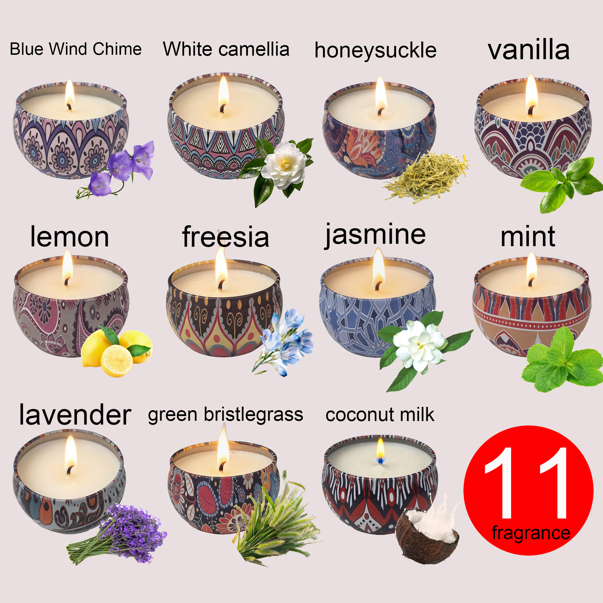 Paraffin Candle Wax - 1 Pack of Ham-Scented Aromatherapy Candles,