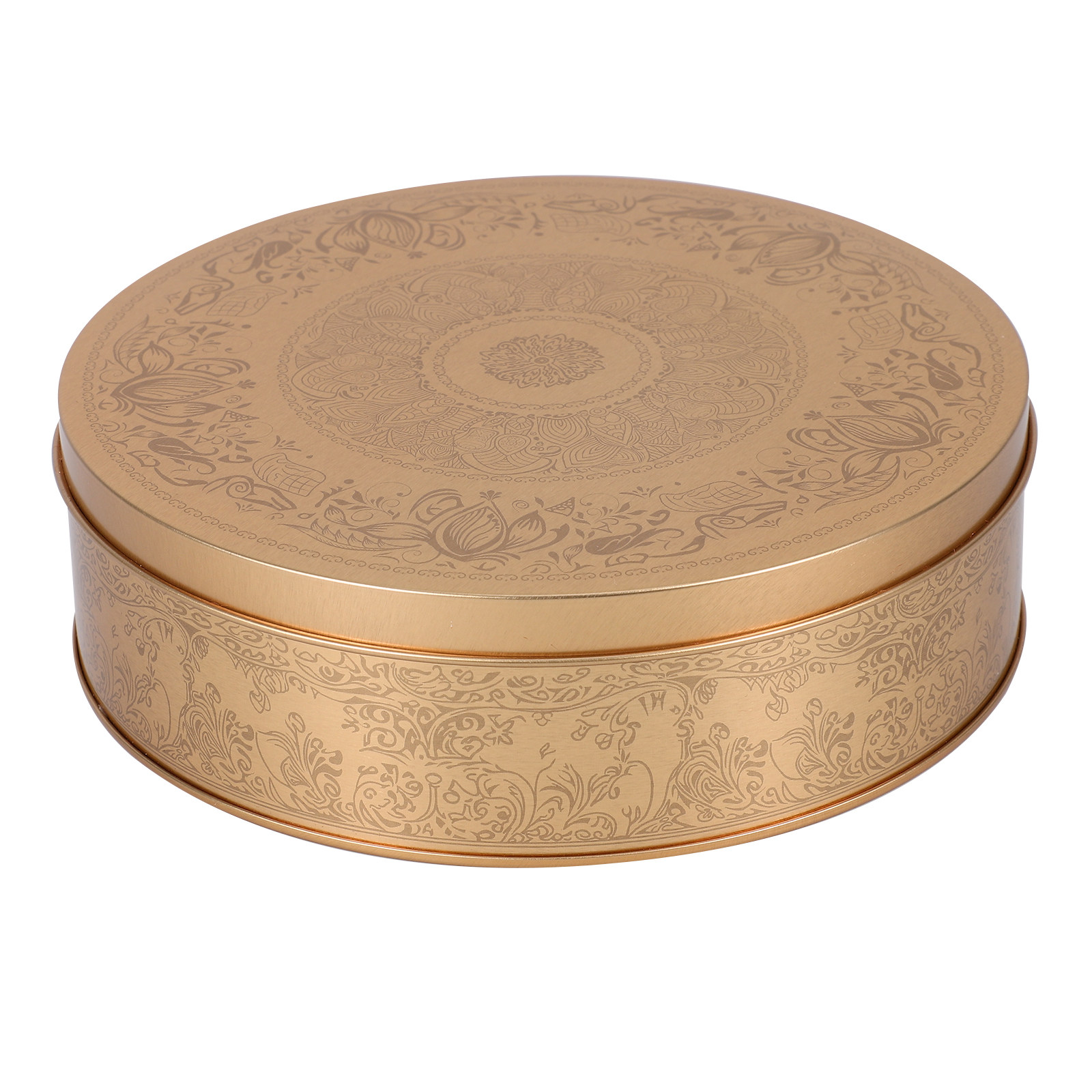 Round Tinplate Candy Box Cooki - Tin Container Lid บทวิจารณ์และราคา