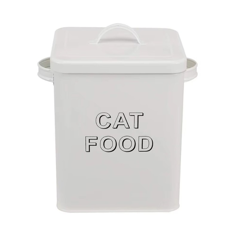 Pet Dog Treat and Food Storage - Tin Container Lid บทวิจารณ์และราคา