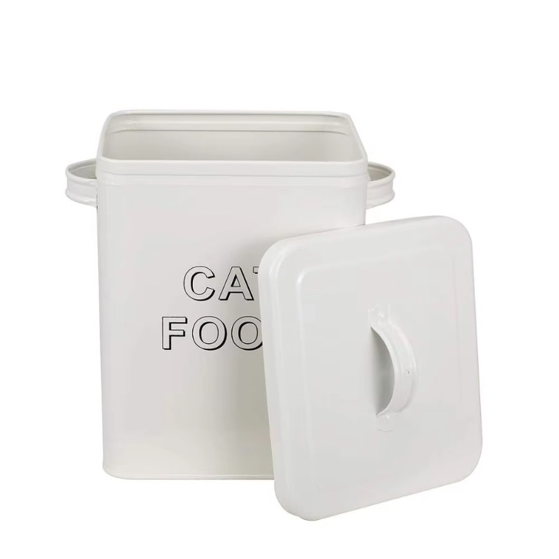 Pet Dog Treat and Food Storage - Tin Container Lid บทวิจารณ์และราคา