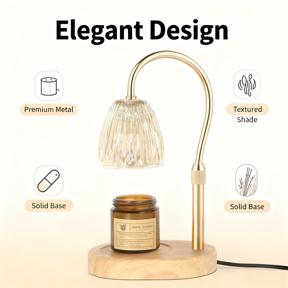 Candle Warmer Lamp with Timer, - Paraffin Candle Wax บทวิจารณ์และราคา
