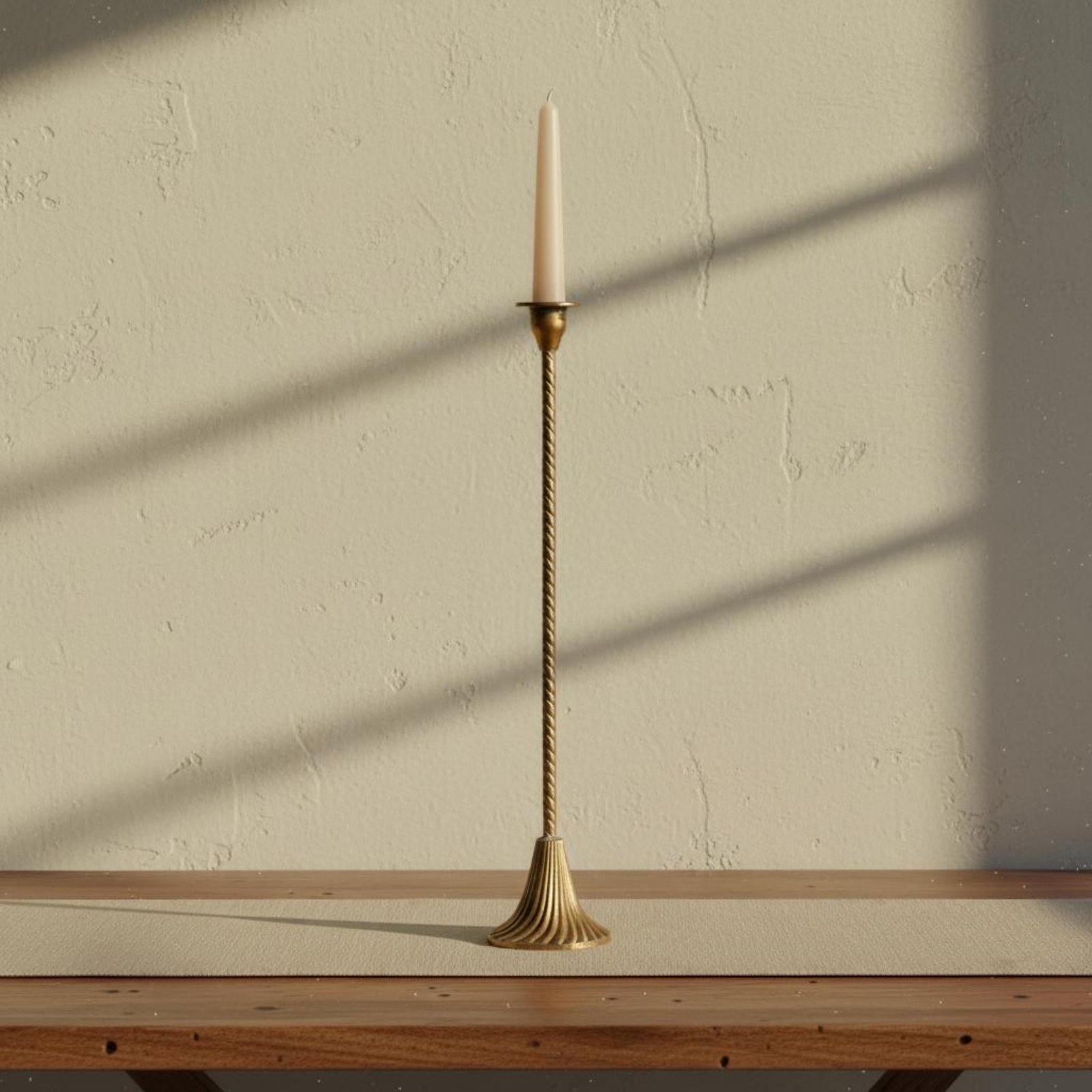 Twisted Gold Candle Holder Sta - Paraffin Candle Wax บทวิจารณ์และราคา