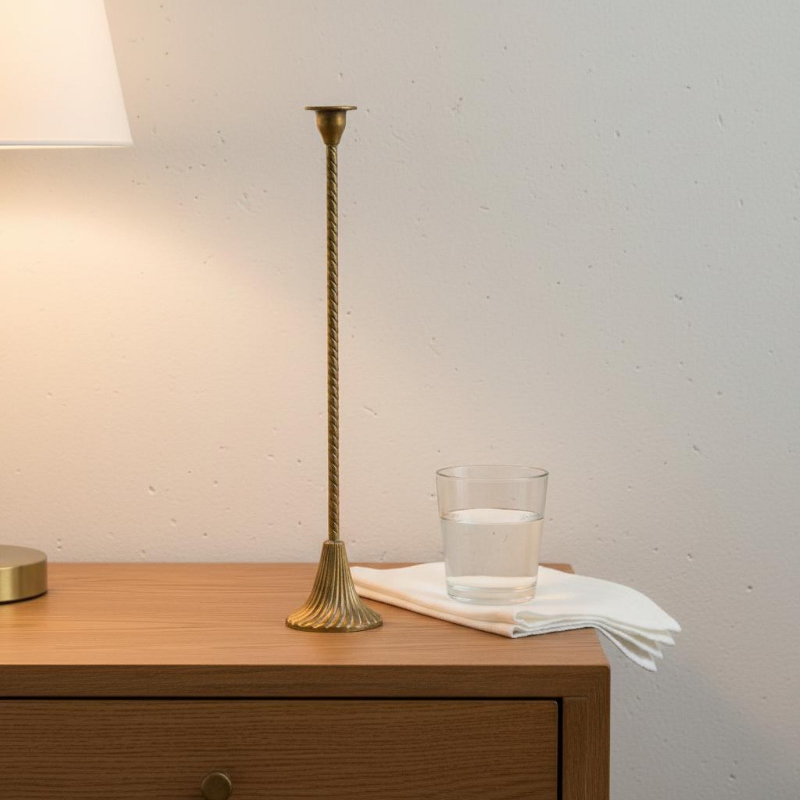 Twisted Gold Candle Holder Sta - Paraffin Candle Wax บทวิจารณ์และราคา