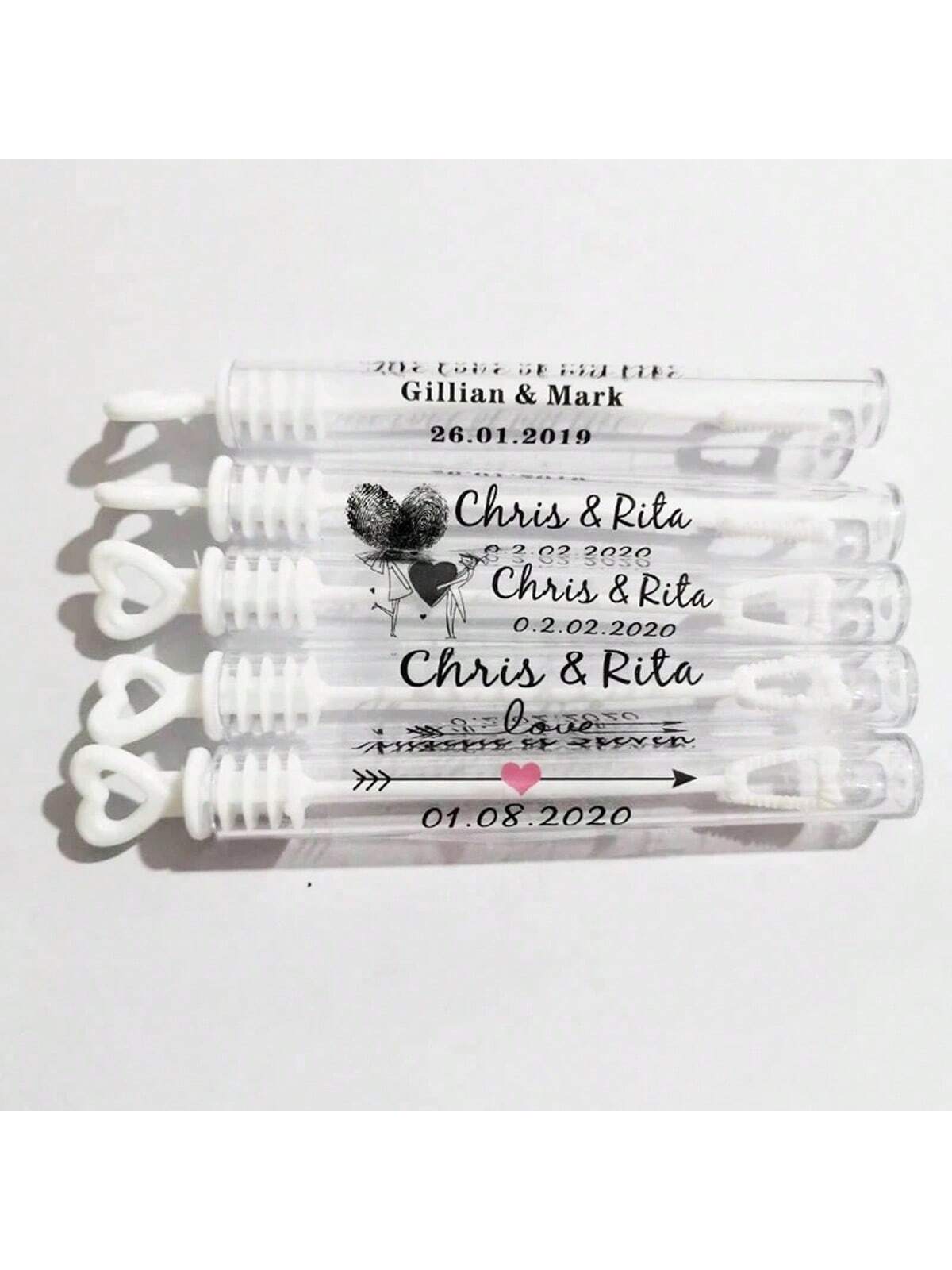 100 Wedding Bubble Tags Bubble - Candle Warning Label บทวิจารณ์และราคา