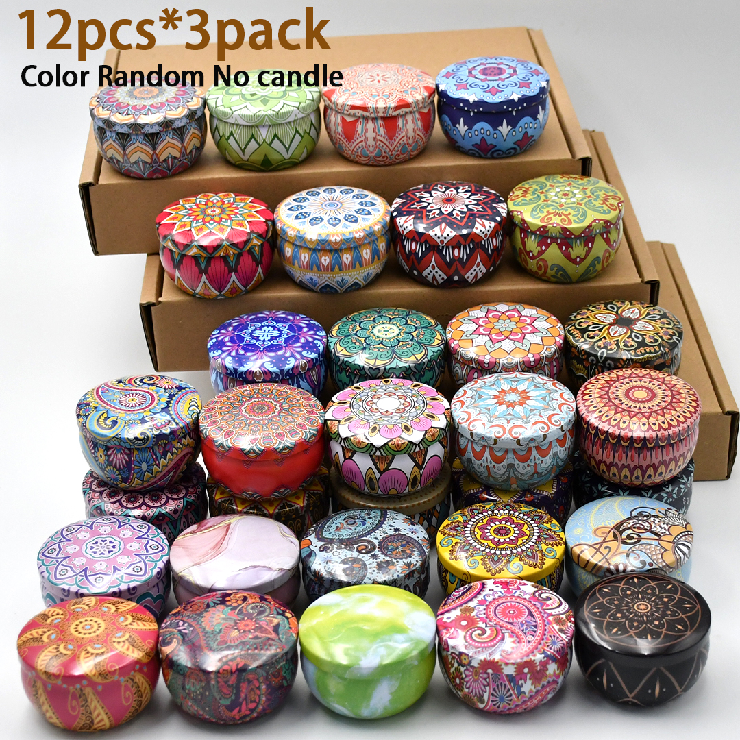 36pcs Metal Candle Jars with L - Tin Container Lid บทวิจารณ์และราคา