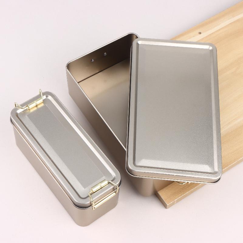 1/3Pcs Rectangular Tinplate Co - Tin Container Lid บทวิจารณ์และราคา