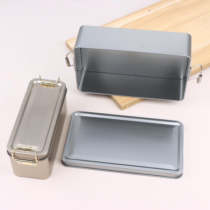 1/3Pcs Rectangular Tinplate Co - Tin Container Lid บทวิจารณ์และราคา