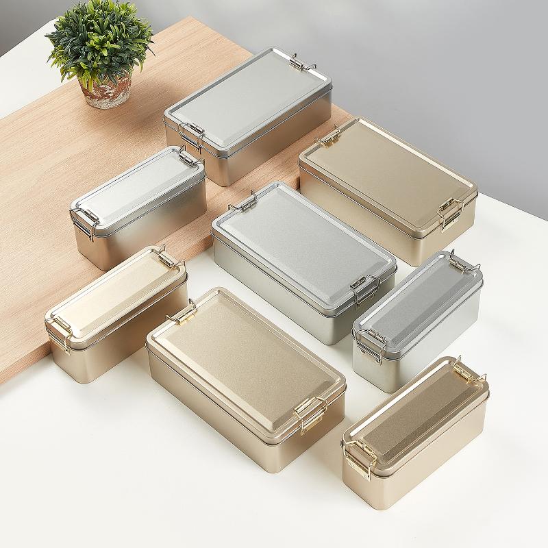 1/3Pcs Rectangular Tinplate Co - Tin Container Lid บทวิจารณ์และราคา