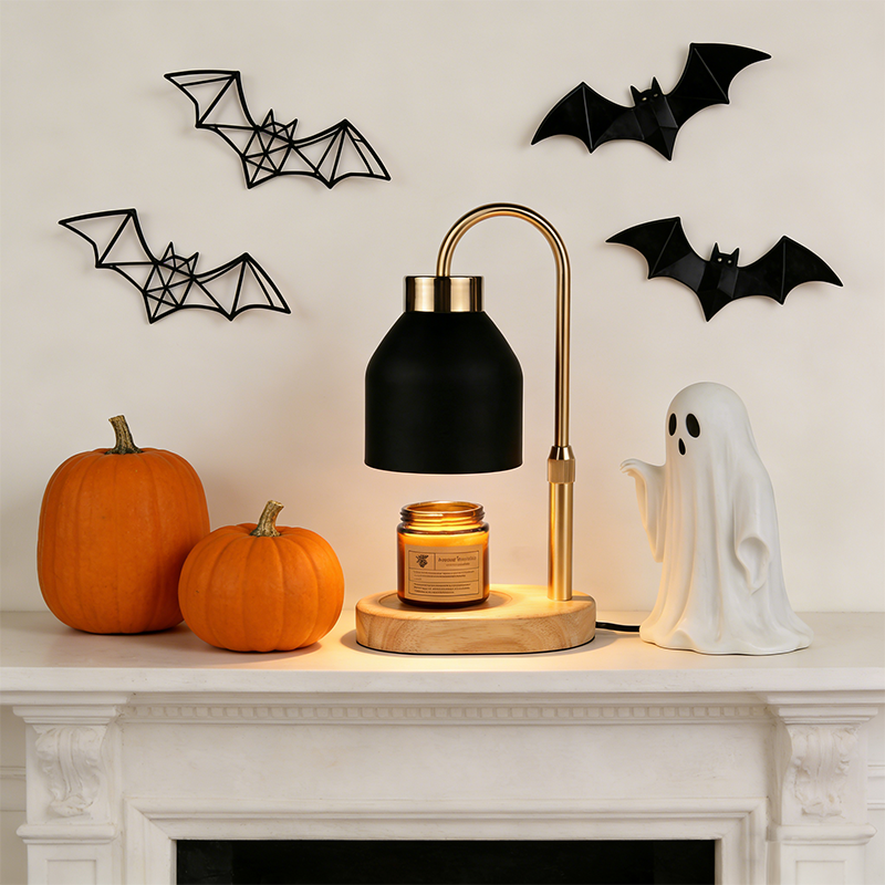 Black Candle Warmer Lamp with  - Paraffin Candle Wax บทวิจารณ์และราคา