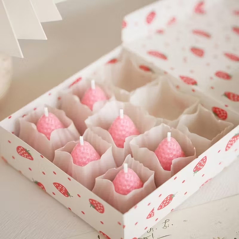 Strawberry Silicone Candle Mol - Candle Making Things บทวิจารณ์และราคา