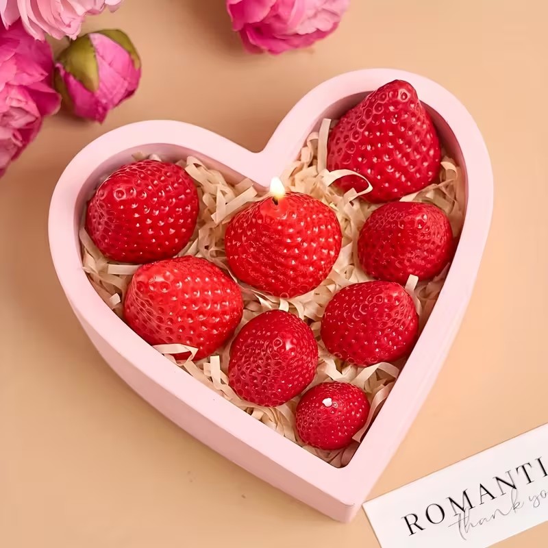 Strawberry Silicone Candle Mol - Candle Making Things บทวิจารณ์และราคา