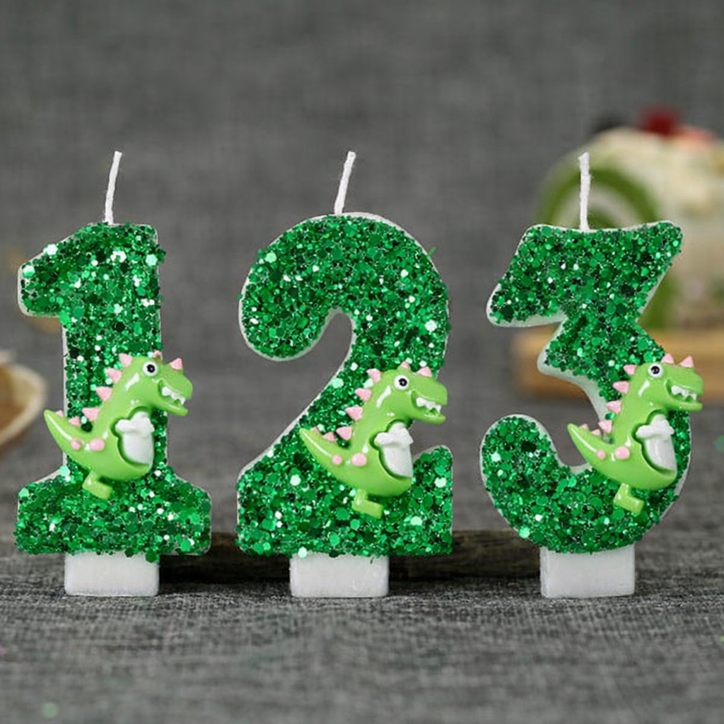 Cartoon Dinosaur Digital Birth - Paraffin Candle Wax บทวิจารณ์และราคา