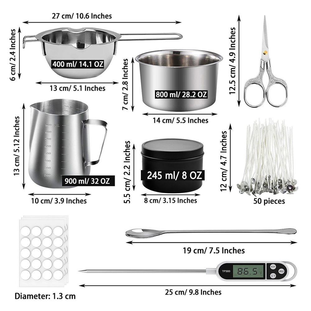 Glintmos DIY Candle Making Kit - Candle Making Things บทวิจารณ์และราคา
