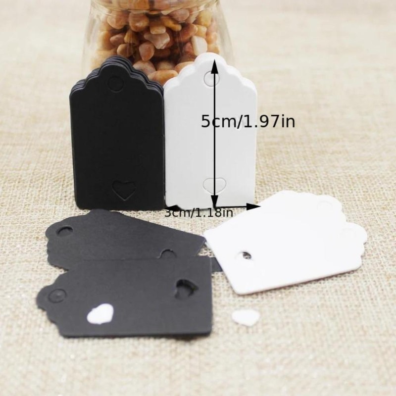 100Pcs Kraft Paper Tags Handma - Candle Warning Label บทวิจารณ์และราคา