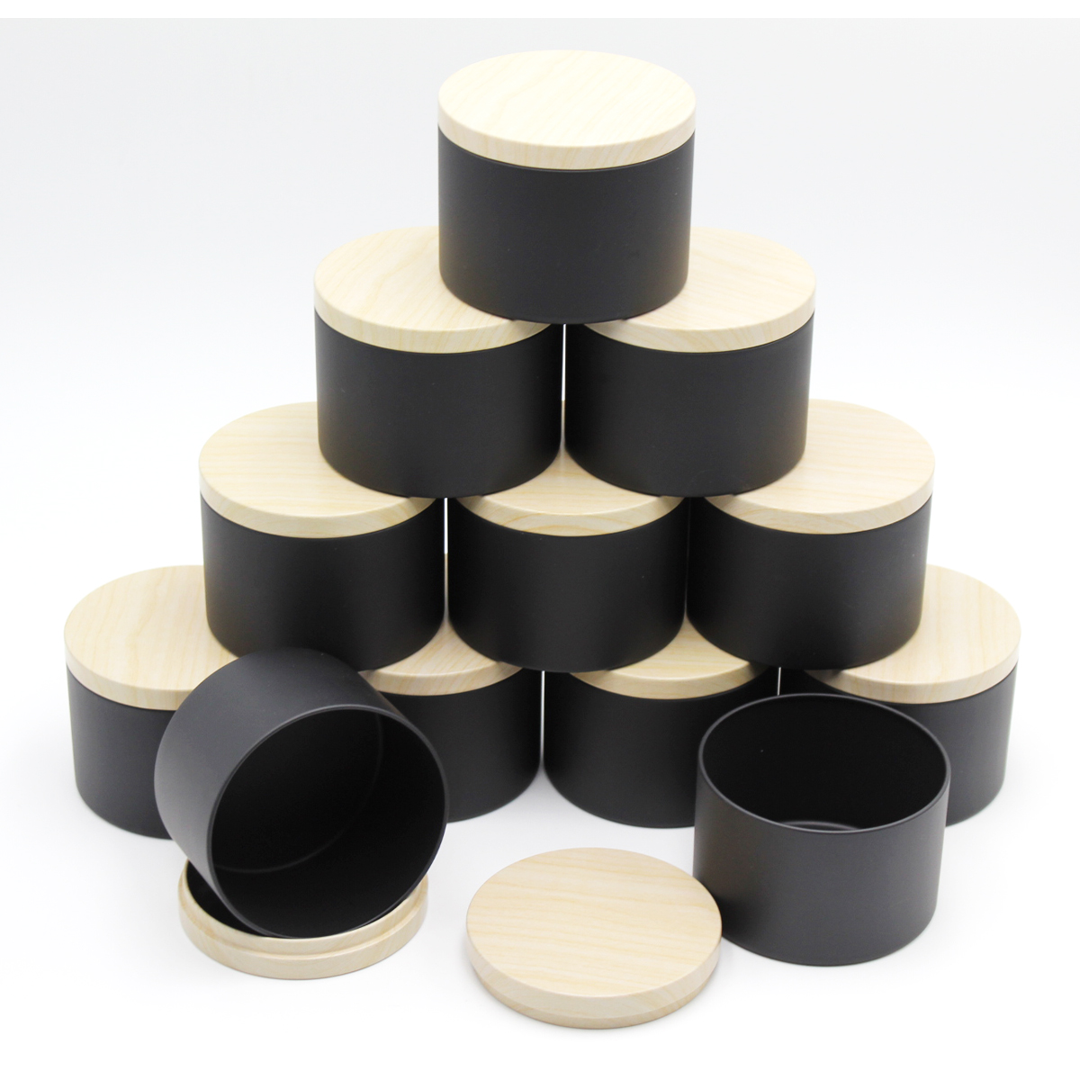 12pcs 4oz Candle Tins With Lid - Candle Warning Label บทวิจารณ์และราคา