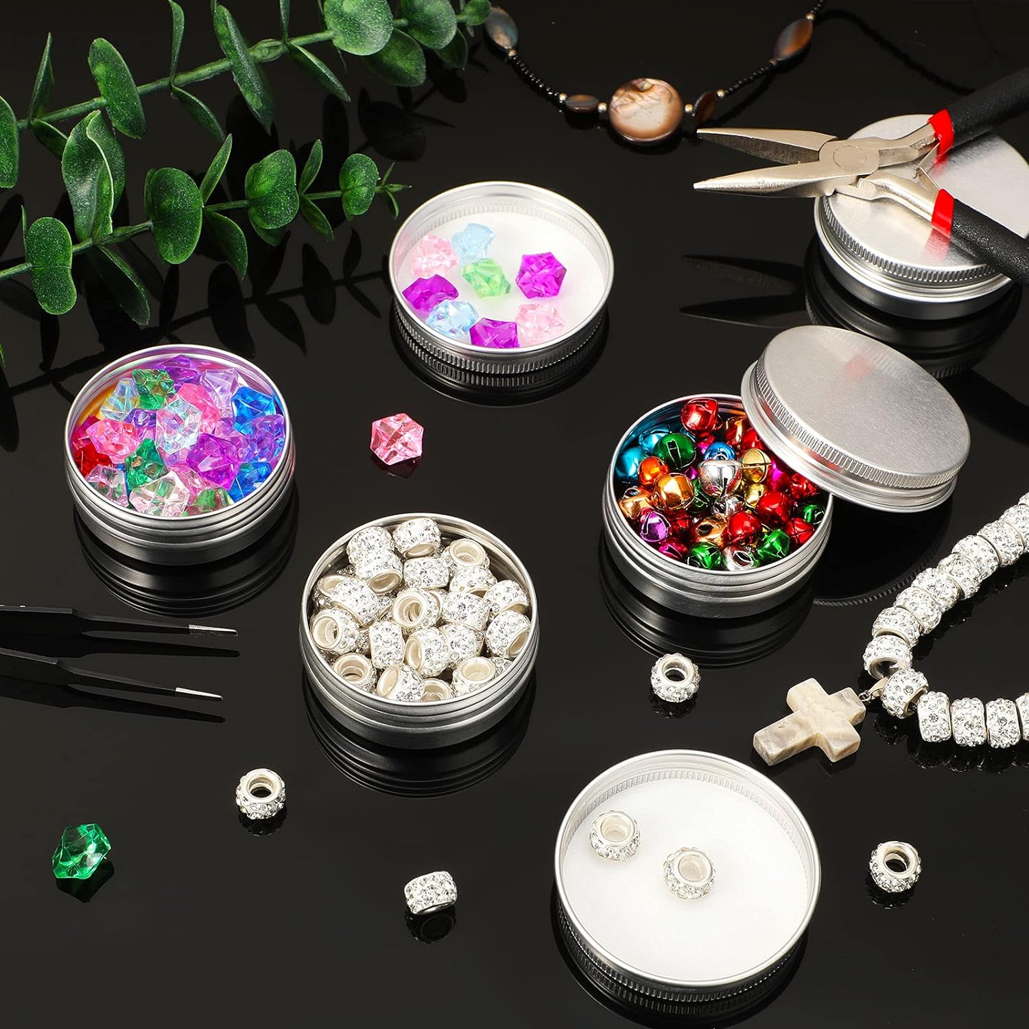 5-10pcs 5g - 100g Empty Alumin - Tin Container Lid บทวิจารณ์และราคา