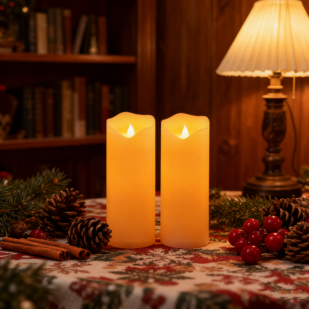 2pcs LED Candle Light, Flamele - Paraffin Candle Wax บทวิจารณ์และราคา
