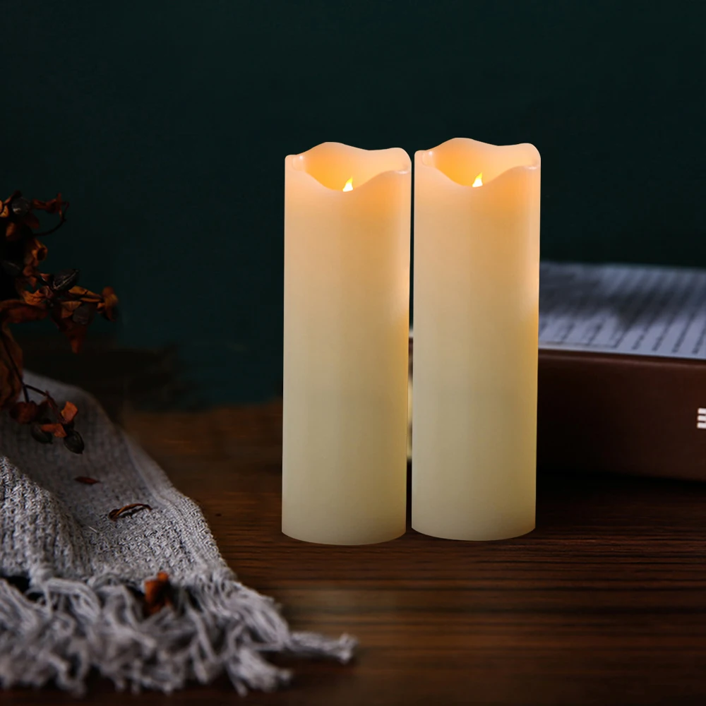 2pcs LED Candle Light, Flamele - Paraffin Candle Wax บทวิจารณ์และราคา