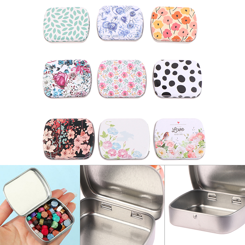Mini Tin Box Metal Hinged with - Tin Container Lid บทวิจารณ์และราคา