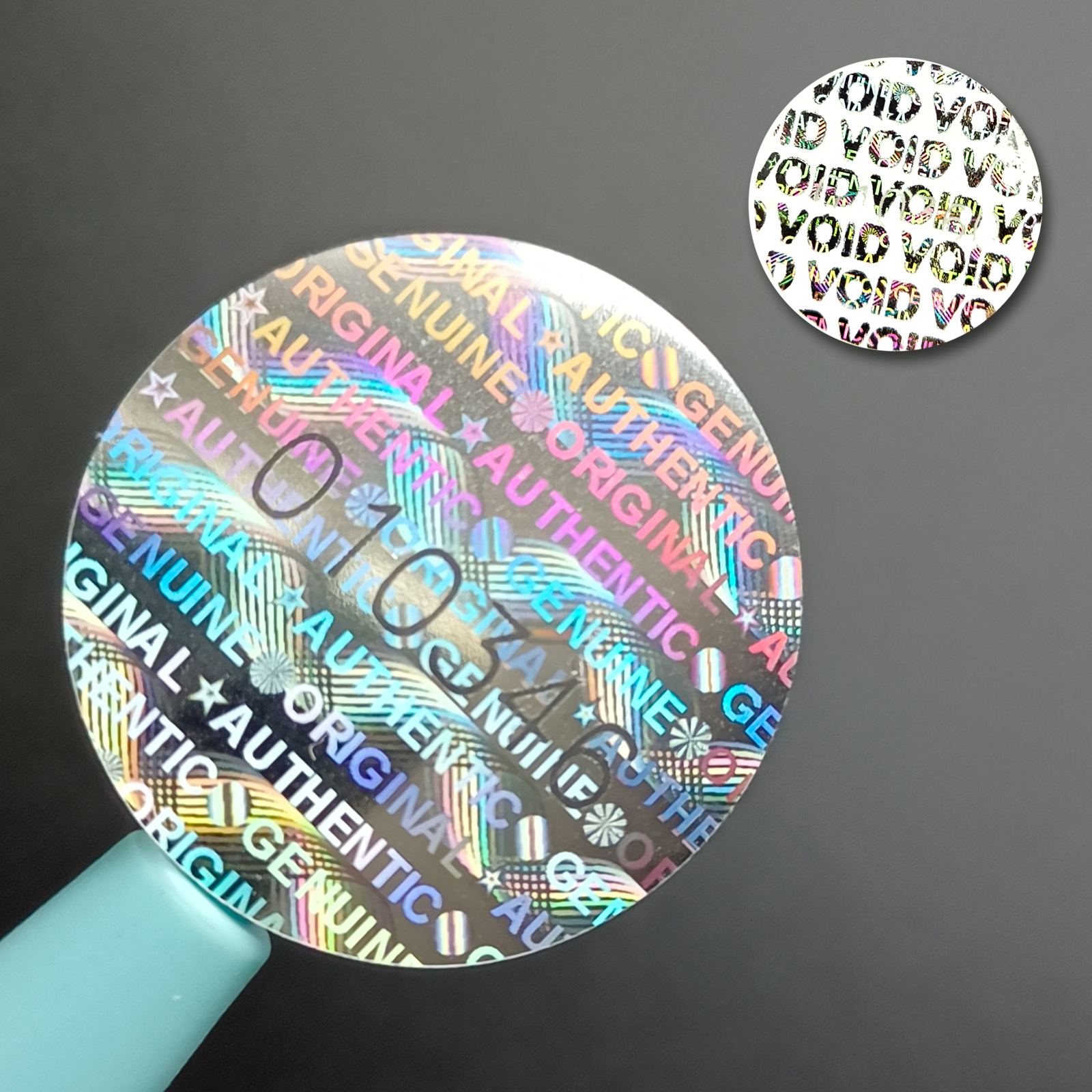 Silver Circular holographic st - Candle Warning Label บทวิจารณ์และราคา