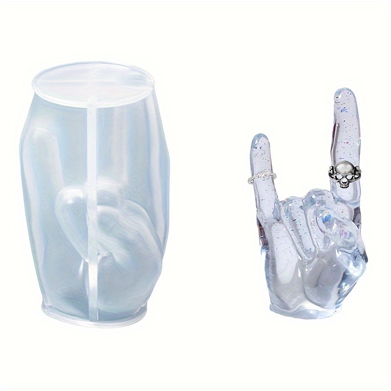 1pc Large Rock Gesture Silicon - Candle Making Things บทวิจารณ์และราคา