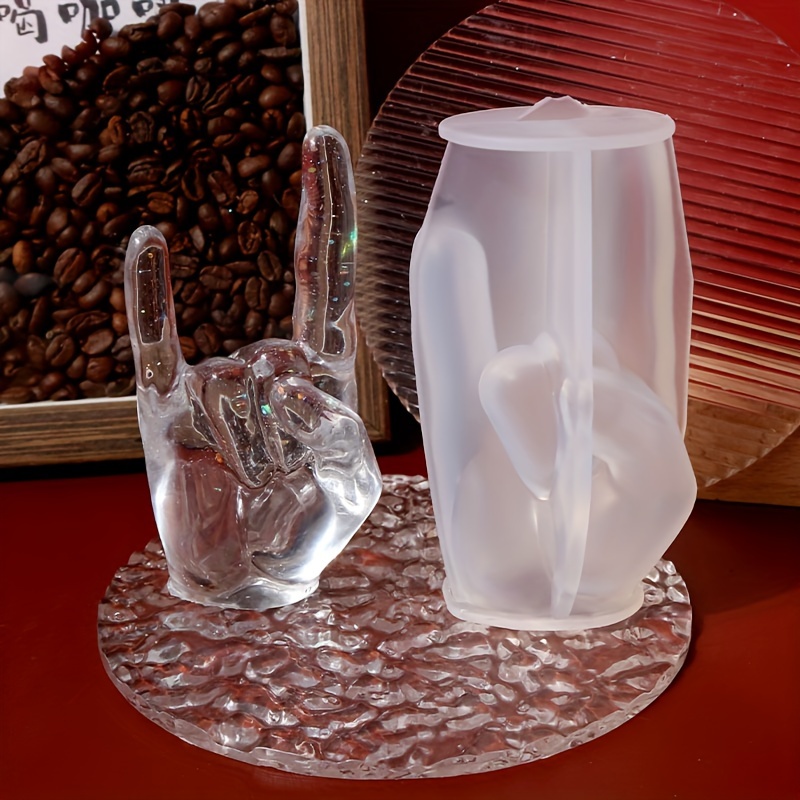 1pc Large Rock Gesture Silicon - Candle Making Things บทวิจารณ์และราคา