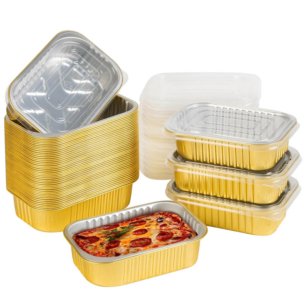 Small Aluminum Pans with Lids  - Tin Container Lid บทวิจารณ์และราคา
