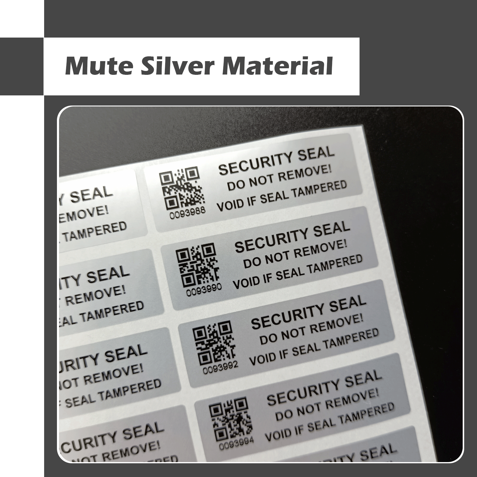 5x1.5cm Mute silve tamper proo - Candle Warning Label บทวิจารณ์และราคา