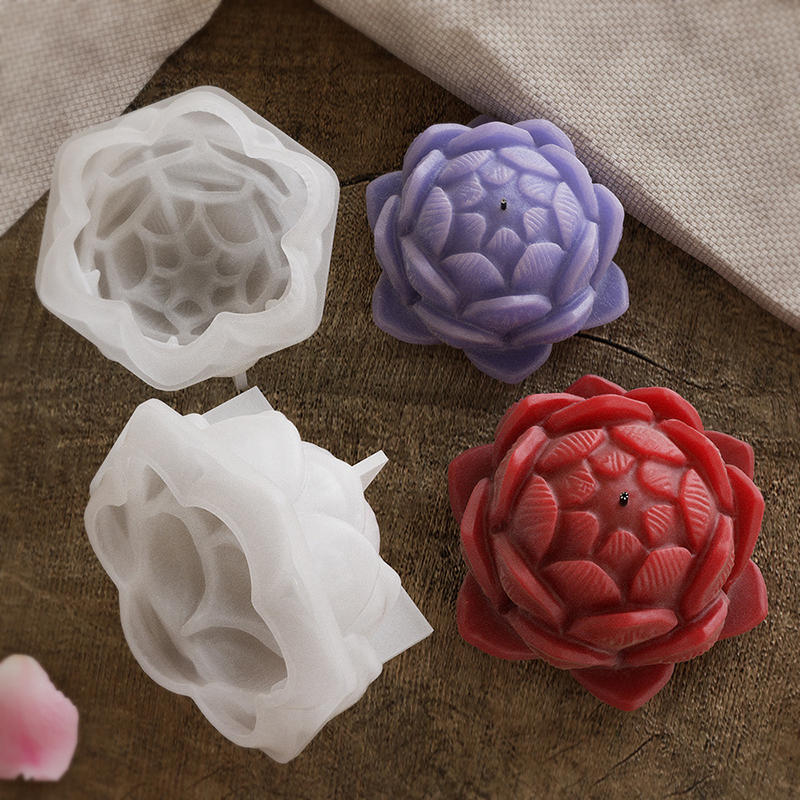 1PC Lotus Flower Candle Mold S - Candle Making Things บทวิจารณ์และราคา