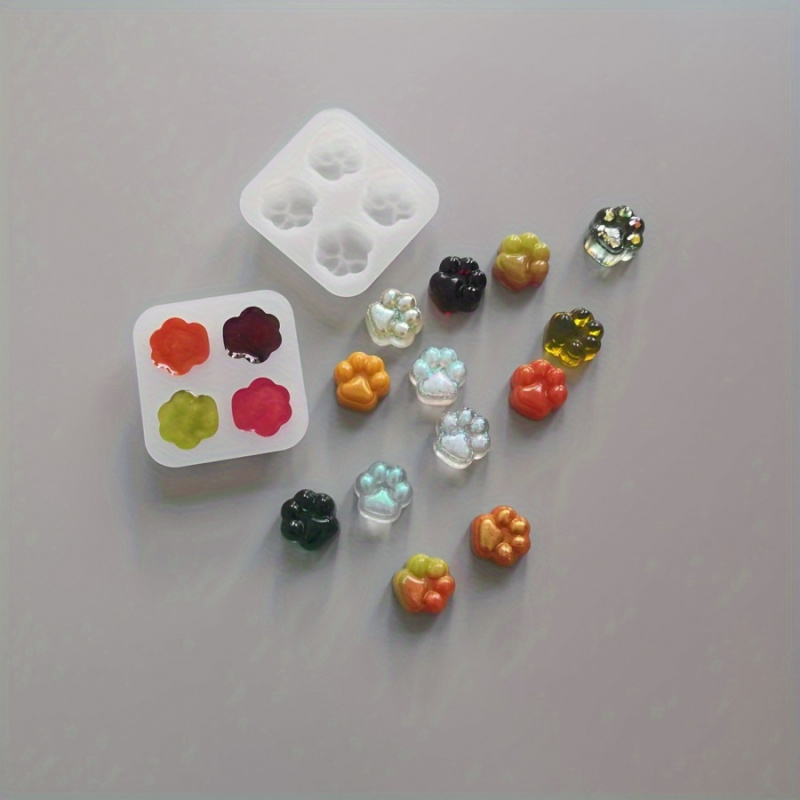 1Cat Paw Pattern Silicone Mold - Candle Making Things บทวิจารณ์และราคา