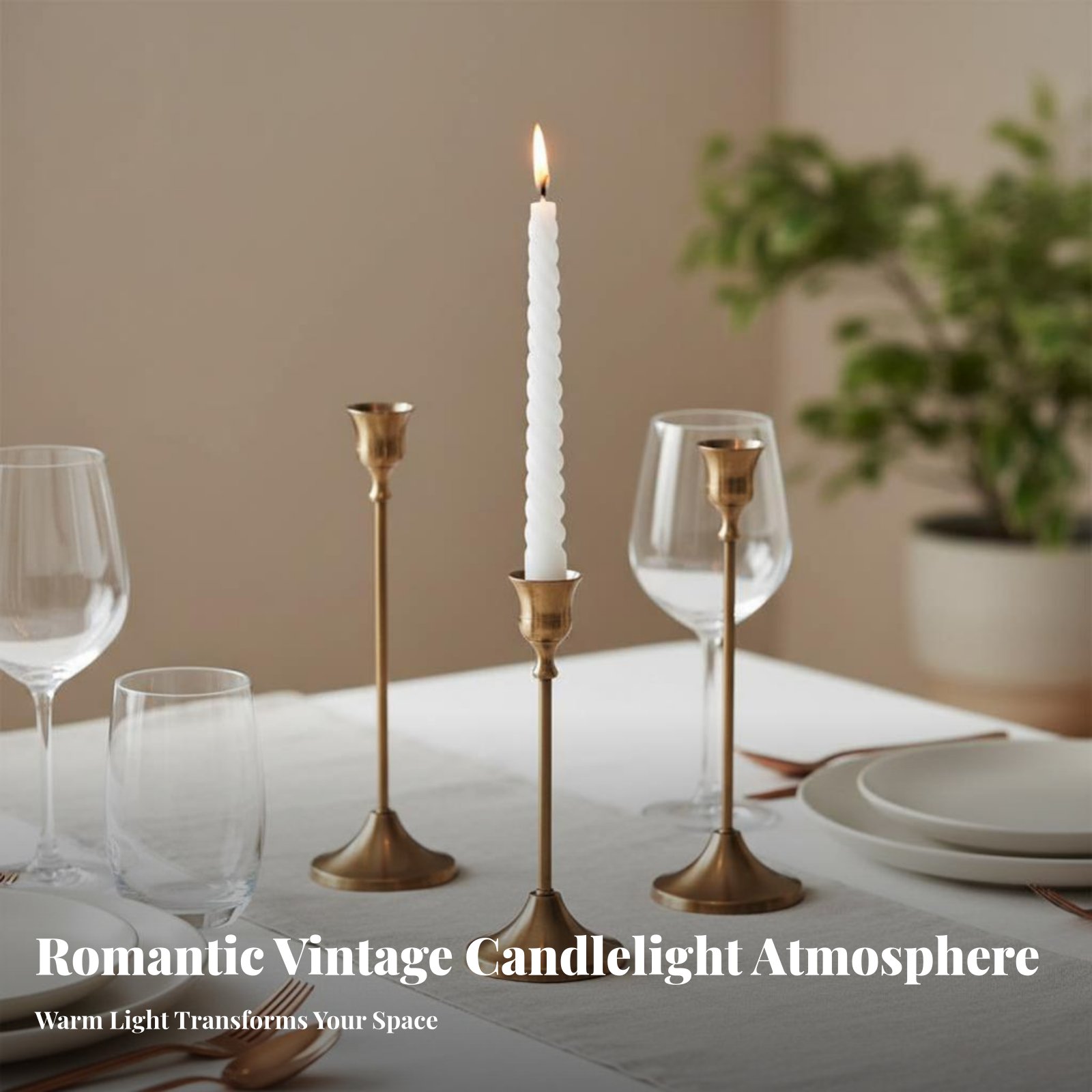 Copper Candle Holder, Retro Ca - Paraffin Candle Wax บทวิจารณ์และราคา
