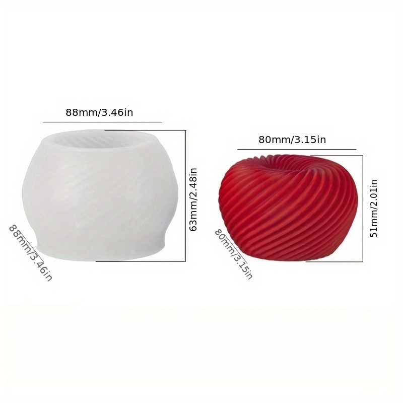 A trendy red apple silicone mo - Candle Making Things บทวิจารณ์และราคา