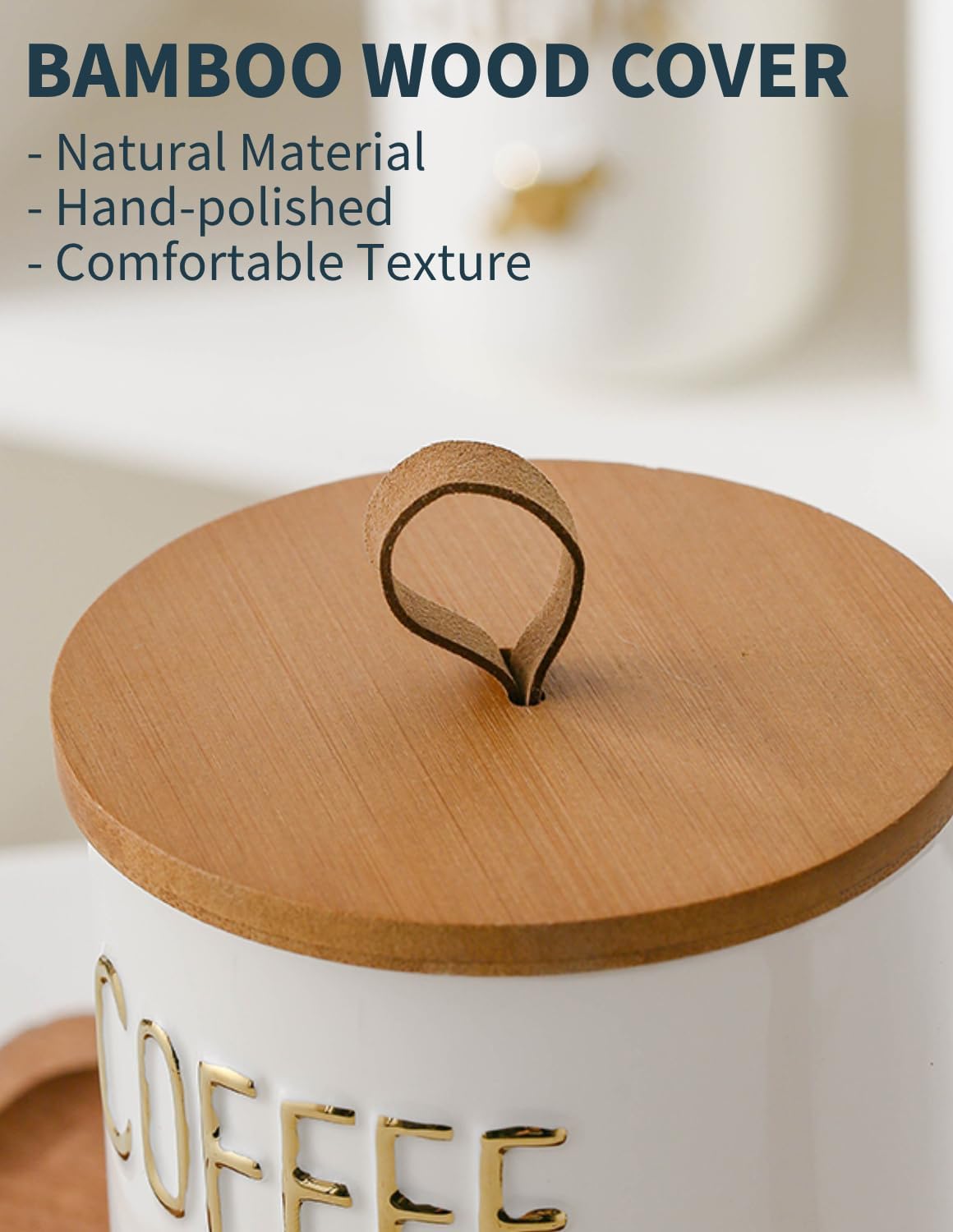 Ceramics Tea Canisters with Ai - Tin Container Lid บทวิจารณ์และราคา