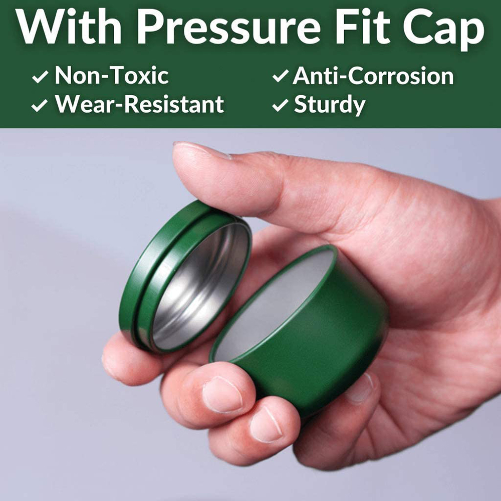 Tea Can with Airtight Lids Tin - Tin Container Lid บทวิจารณ์และราคา