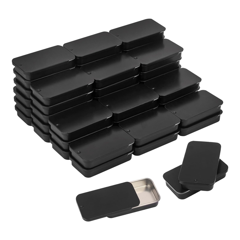 Slide Top Tin Containers Tin B - Tin Container Lid บทวิจารณ์และราคา
