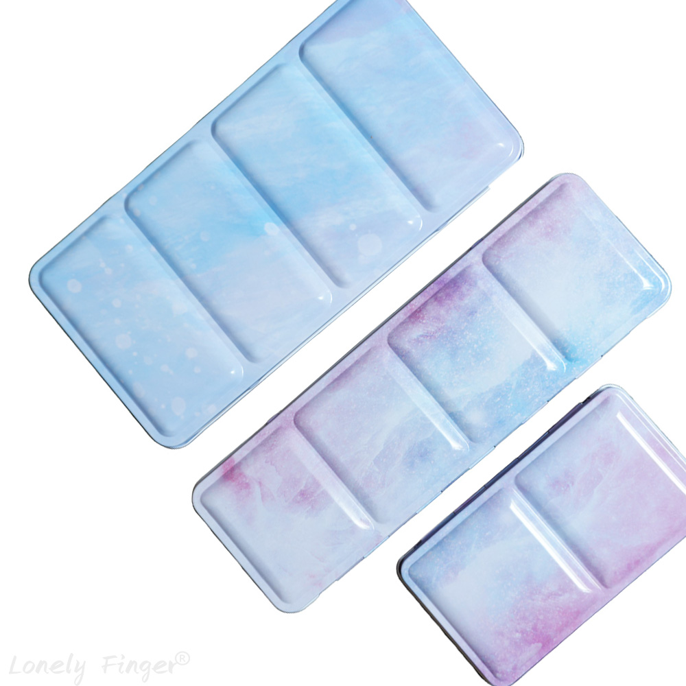 Empty Watercolor Palette Tin S - Tin Container Lid บทวิจารณ์และราคา