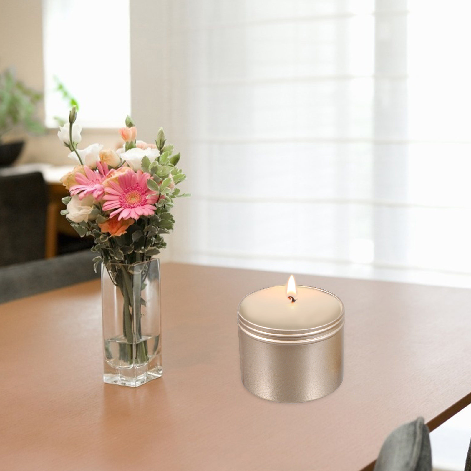 5Pcs Tins Aluminum Empty Metal - Tin Container Lid บทวิจารณ์และราคา