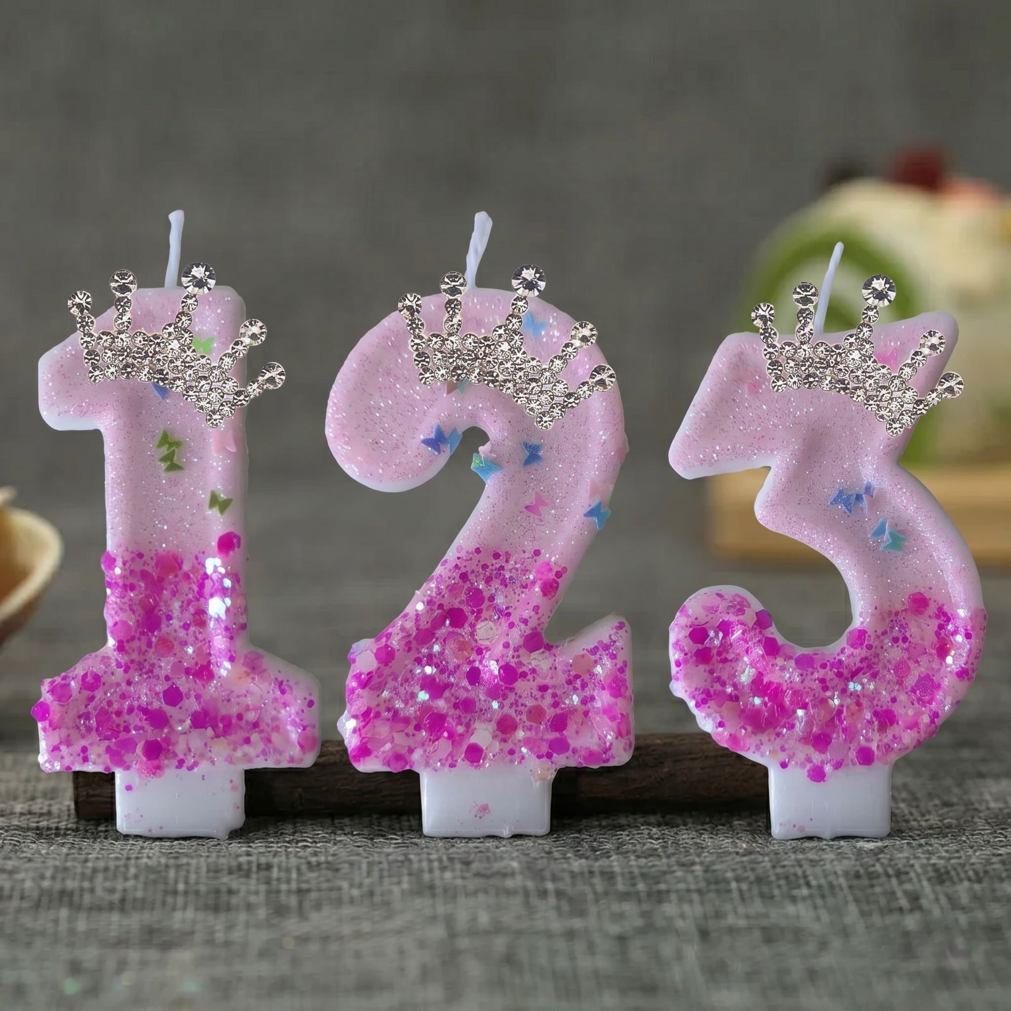 Pink Rose Red Sequins Dual Col - Paraffin Candle Wax บทวิจารณ์และราคา