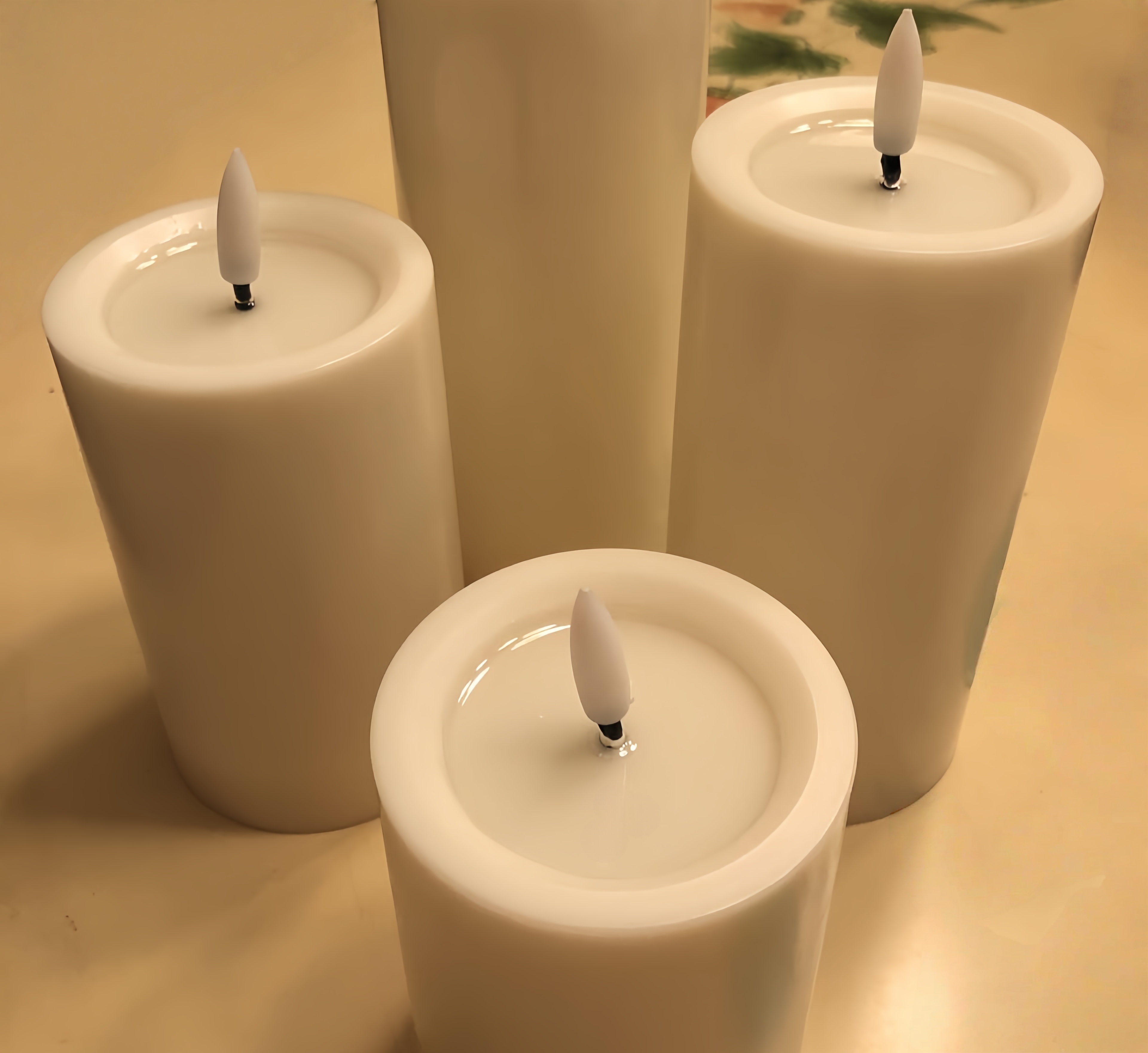 Flameless Flickering Led Candl - Paraffin Candle Wax บทวิจารณ์และราคา